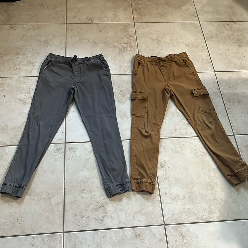 Thereabouts Set of 2 Pull-On Big Boys Jogger Pant Cotton, Size L 14/16